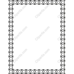 Elegant Black Line Art Frame