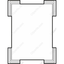 Elegant Layered Rectangular Frame