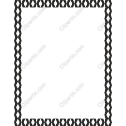 Geometric Diamond Border