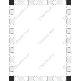 Modern Geometric Border