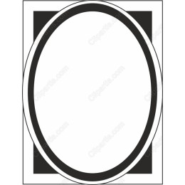 Elegant Oval Frame