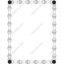 Elegant Geometric Border Frame