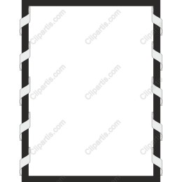 Elegant Ribbon Border Frame