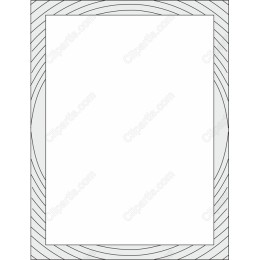 Elegant Concentric Circle Frame