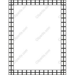 Black Square Pattern Frame
