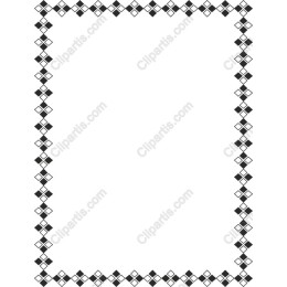 Stylish Diamond Border
