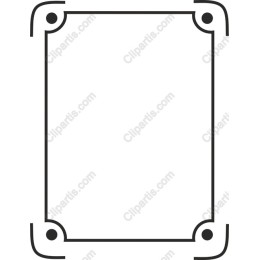 Elegant Blank Decorative Frame