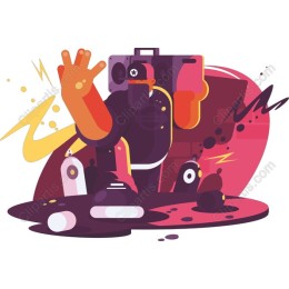 Energetic Urban Character