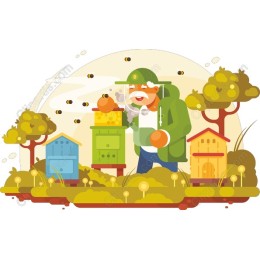Cheerful Beekeeper