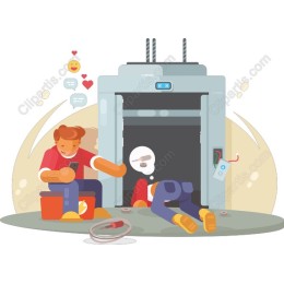 Humorous Elevator Mishap