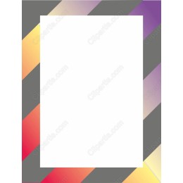 Colorful Stripes Frame