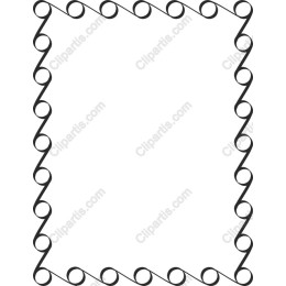 Elegant Swirling Border