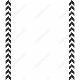 Black Chevron Pattern Frame