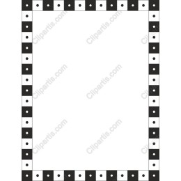 Modern Black and White Frame