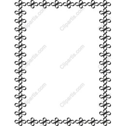 Elegant Bow Border