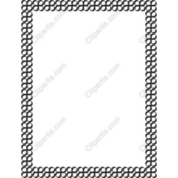 Elegant Black Decorative Border