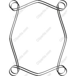 Elegant Frame with Intricate Loops