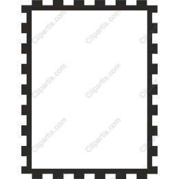 Black and White Stamped Border
