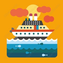 Whimsical Cruise Ship
