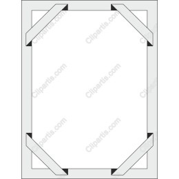 Elegant Frame with Ribbon Accents