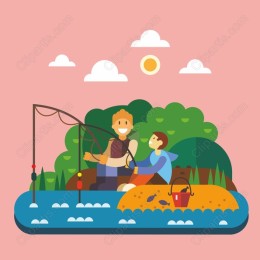 Fishing Fun: Joyful Friends