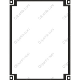 Art Deco Decorative Frame