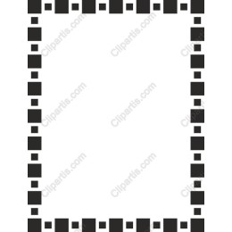 Minimalist Black and White Decorative Frame