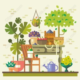 Indoor Garden Workspace