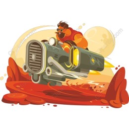 Futuristic Rocket Racer