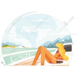 Sun-Kissed Yacht Relaxation