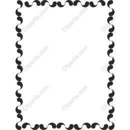 Elegant Scalloped Border Frame
