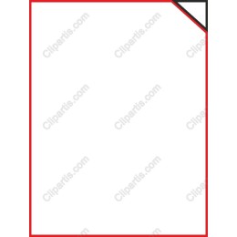 Stylish Corner Blank Sheet