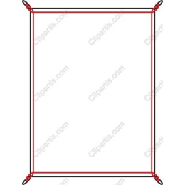 Premium Frame with Red and Black Outline