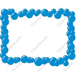 Blue Bubble Frame