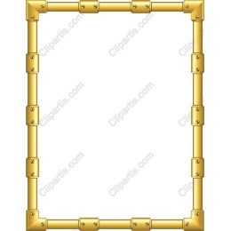Golden Bamboo Frame