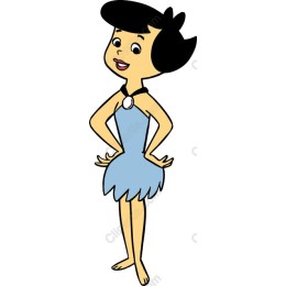 Playful Cartoon Girl