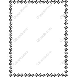 Geometric Frame - Black and White