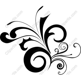 Elegant Black Floral