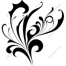 Elegant Floral Swirl