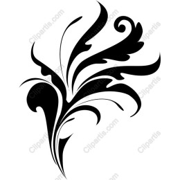 Elegant Floral Swirl