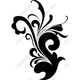 Elegant Floral Swirl