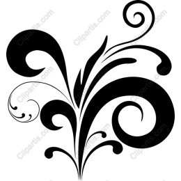 Elegant Floral Swirl
