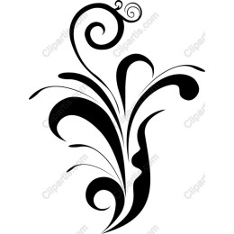 Elegant Black Decorative