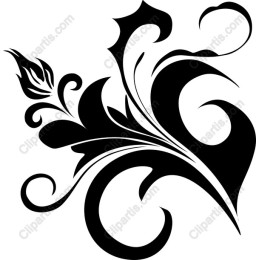 Elegant Floral Swirl