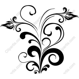 Elegant Floral Swirl