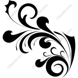 Elegant Swirl Floral