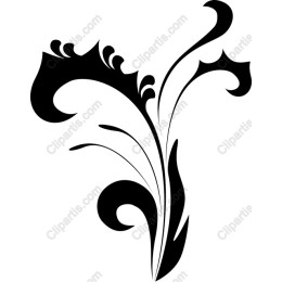 Elegant Black Floral