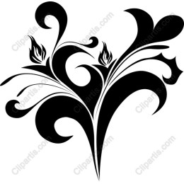 Elegant Floral in Black and White