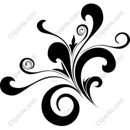 Elegant Floral Swirl
