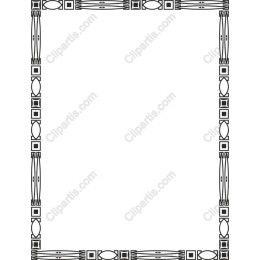 Art Deco Border Frame